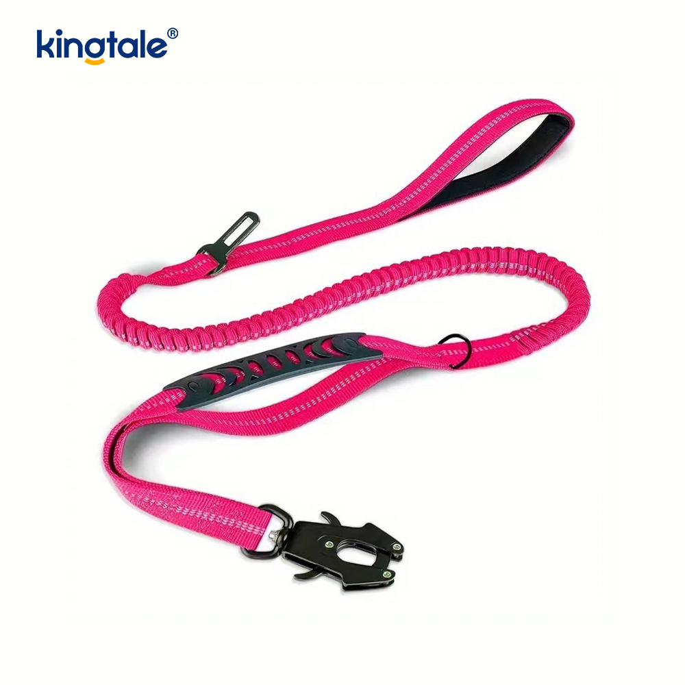 4 In 1 Heavy Duty Dog Lead With Car Seat Belt And Soft Padded Handle