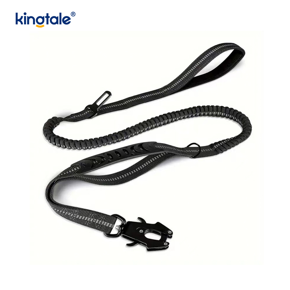 4 In 1 Heavy Duty Dog Lead With Car Seat Belt And Soft Padded Handle