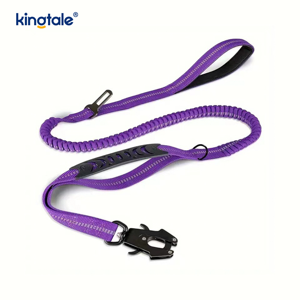 4 In 1 Heavy Duty Dog Lead With Car Seat Belt And Soft Padded Handle