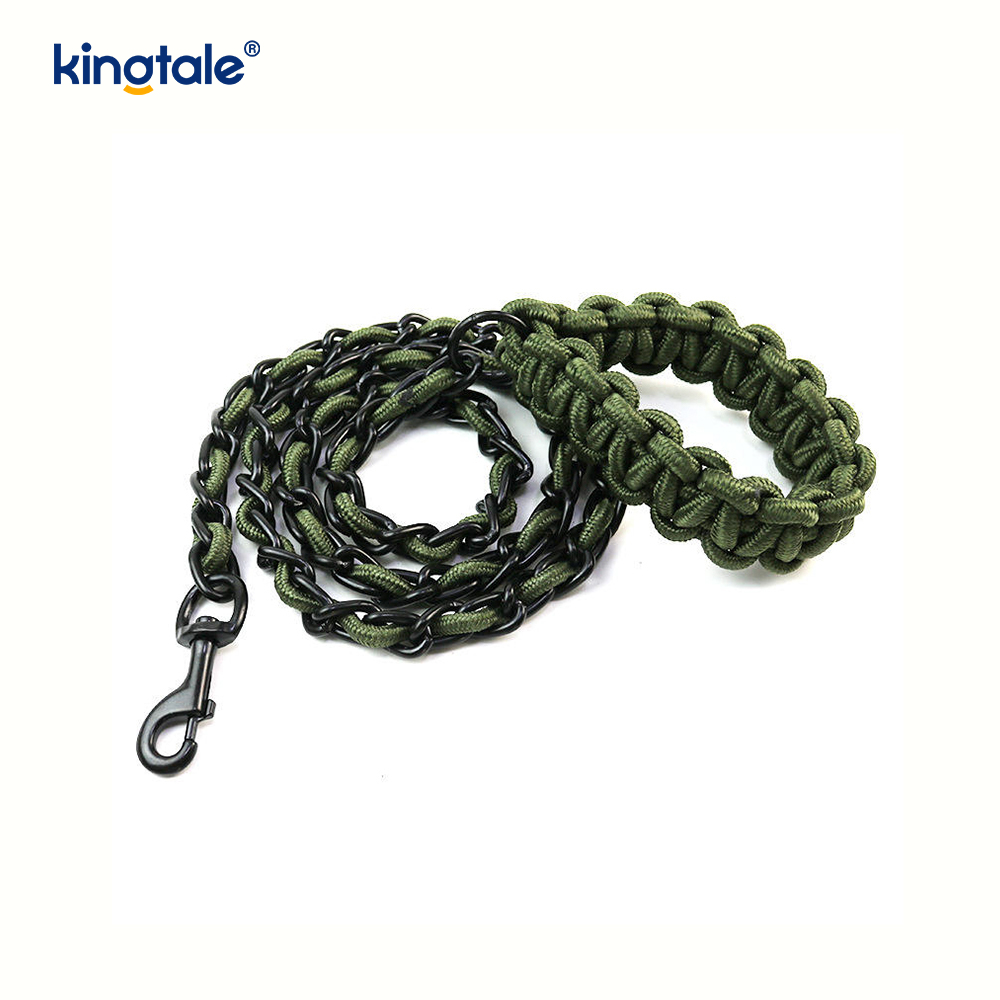 Chew Proof Pet Leash Dog Chain With Strong Anti Bite Comfortable Handle