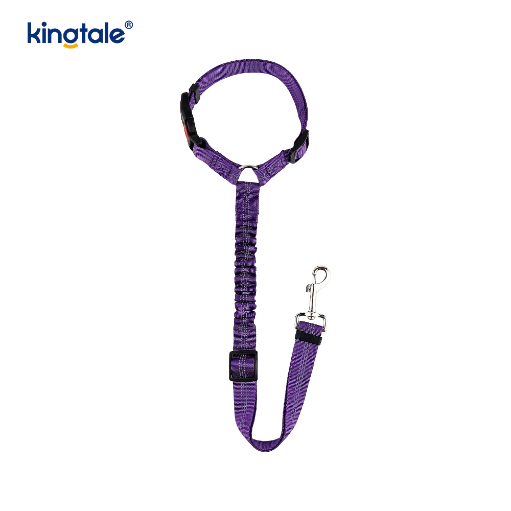 Durable Polyester Reflective Pet Car Seat Belt Leash Anti-Rush Anti-Rush