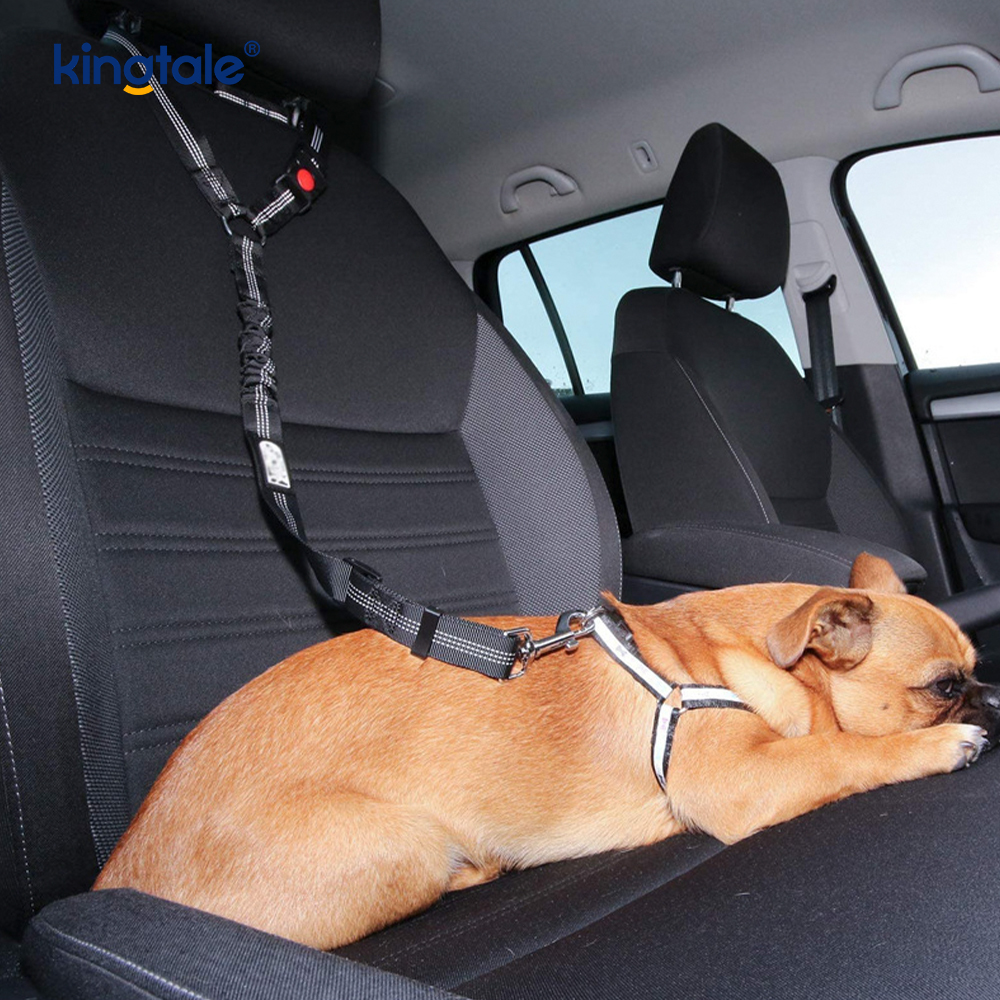 Durable Polyester Reflective Pet Car Seat Belt Leash Anti-Rush Anti-Rush