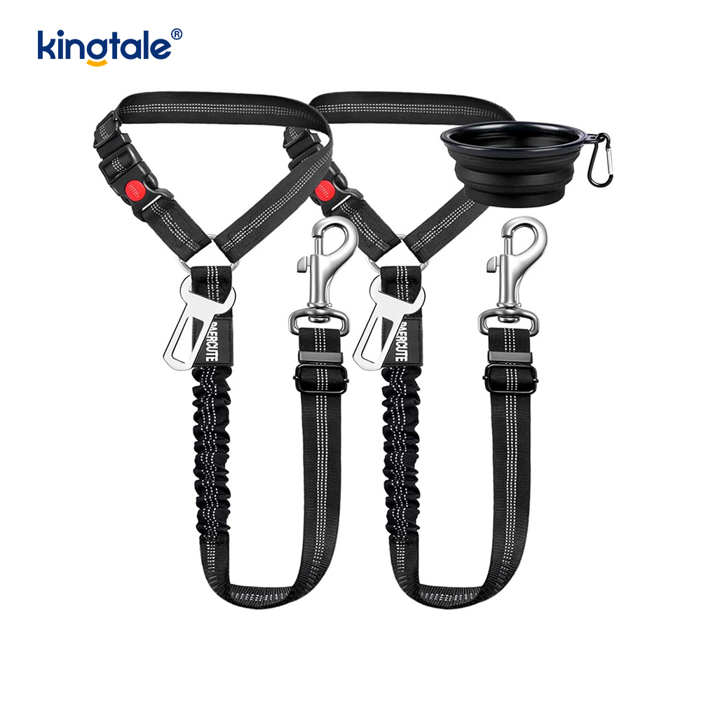 Durable Polyester Reflective Pet Car Seat Belt Leash Anti-Rush Anti-Rush