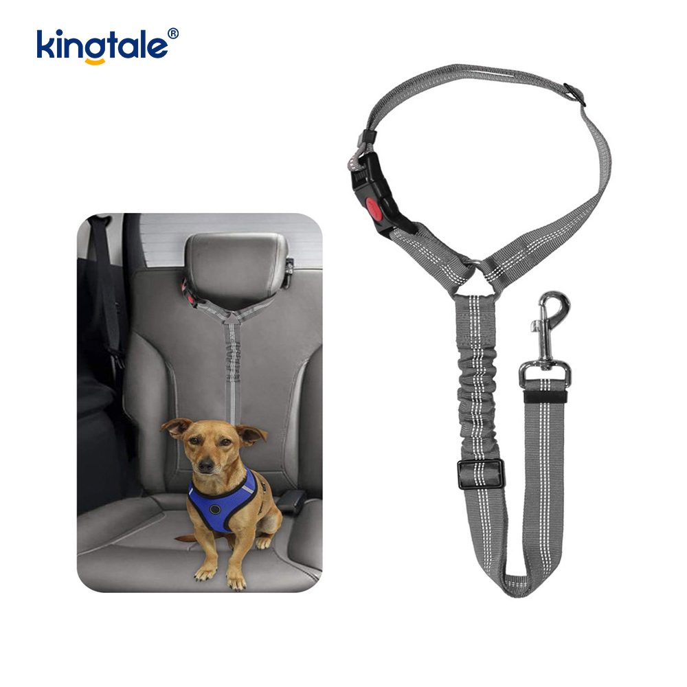Durable Polyester Reflective Pet Car Seat Belt Leash Anti-Rush Anti-Rush