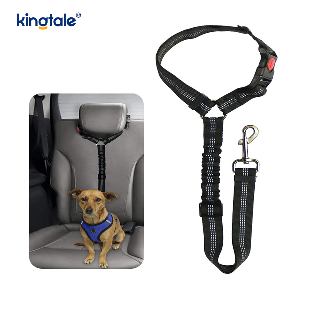 Durable Polyester Reflective Pet Car Seat Belt Leash Anti-Rush Anti-Rush