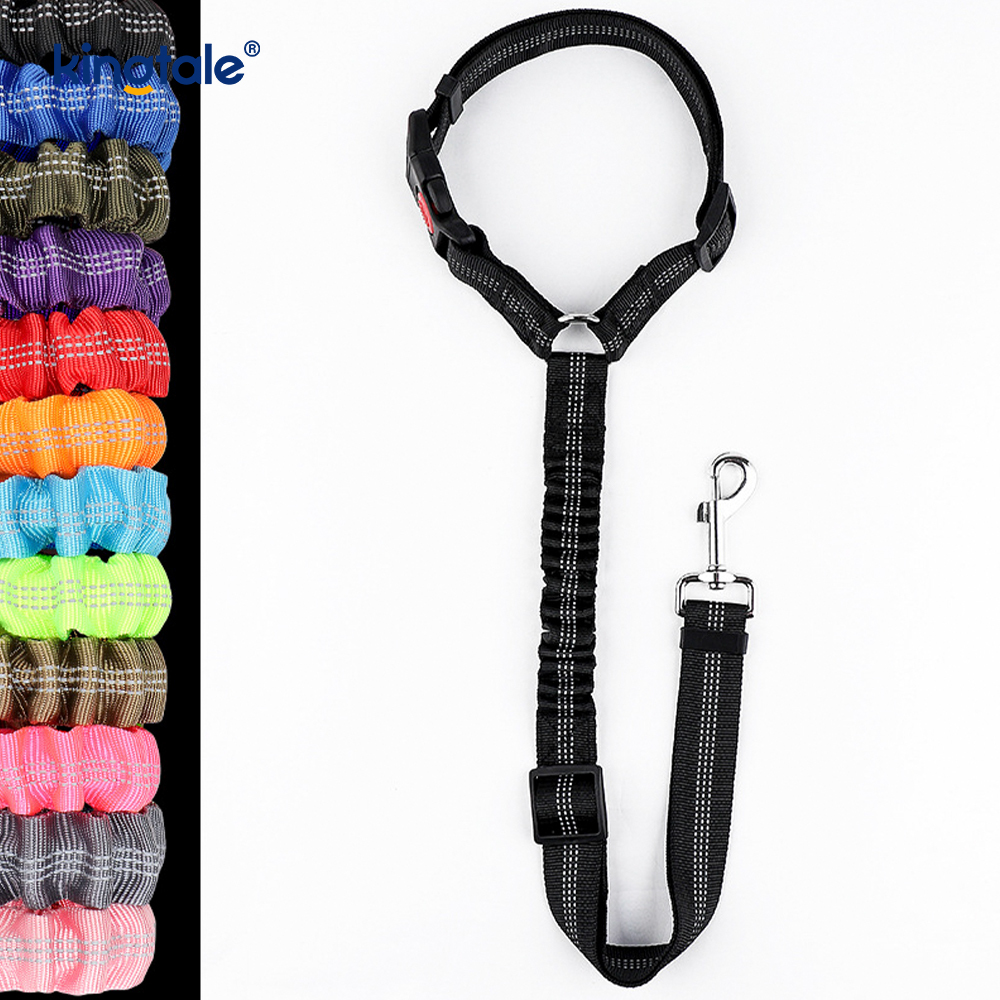 Durable Polyester Reflective Pet Car Seat Belt Leash Anti-Rush Anti-Rush