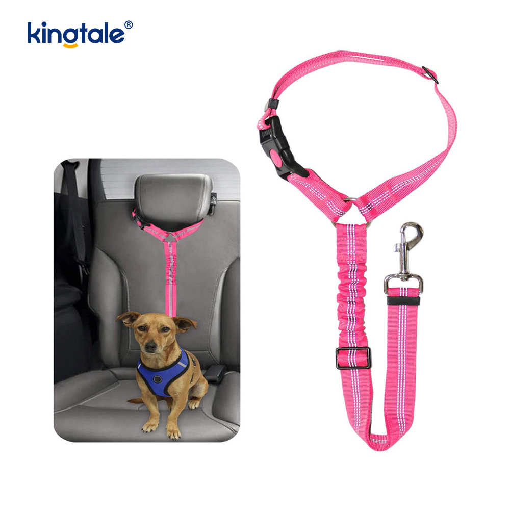 Durable Polyester Reflective Pet Car Seat Belt Leash Anti-Rush Anti-Rush