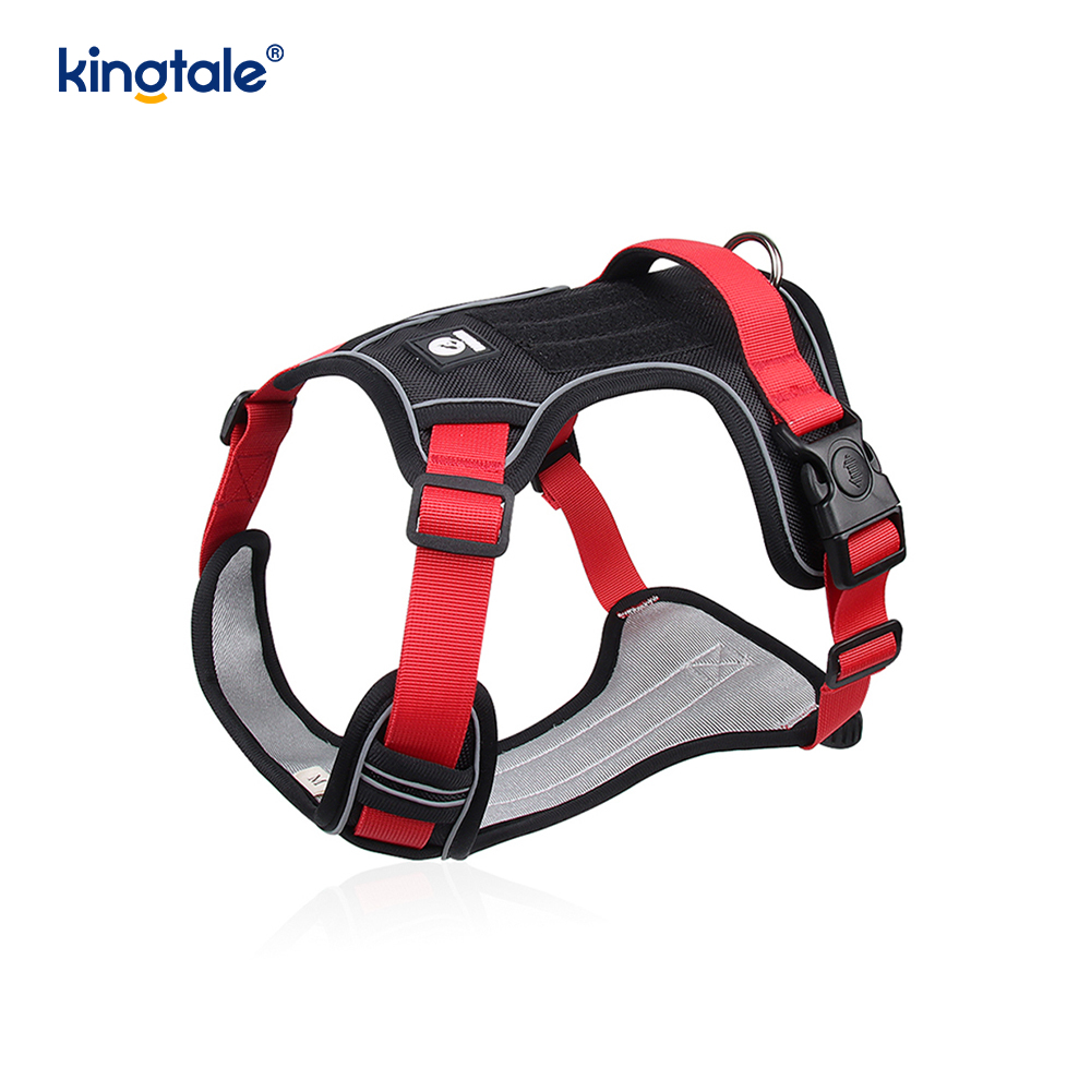 Nylon Rivet Reflective Adjustable Breathable Sport Dog Pet Harness