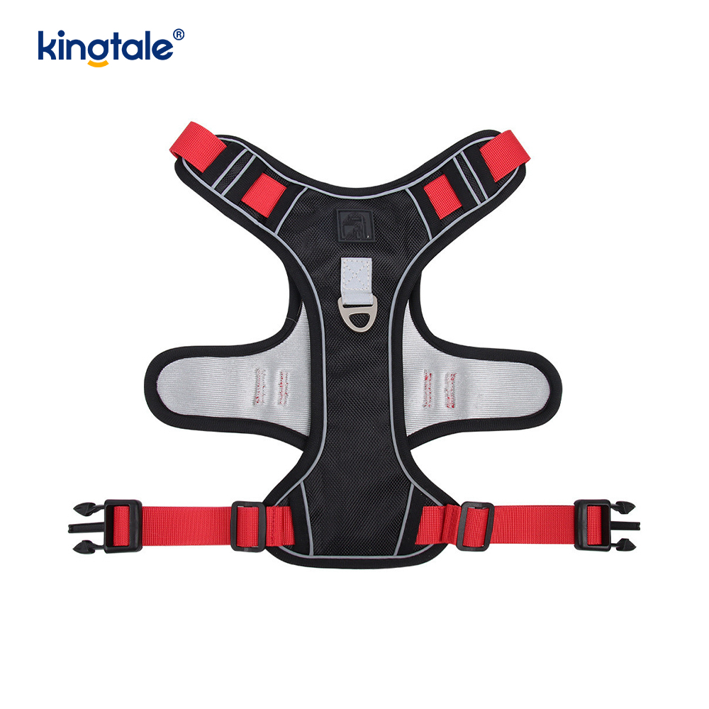 Nylon Rivet Reflective Adjustable Breathable Sport Dog Pet Harness