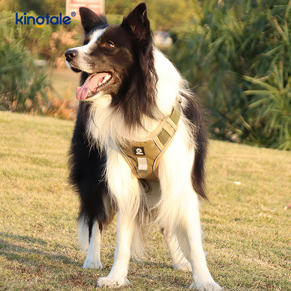 Nylon Rivet Reflective Adjustable Breathable Sport Dog Pet Harness