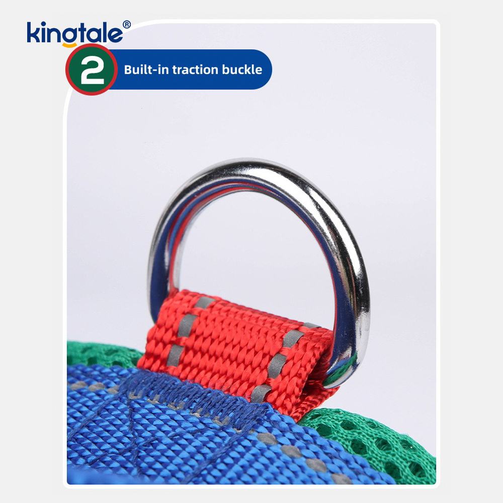 Custom Wholesale Adjustable Nylon Reflective Pet Dog Harness Least Set 