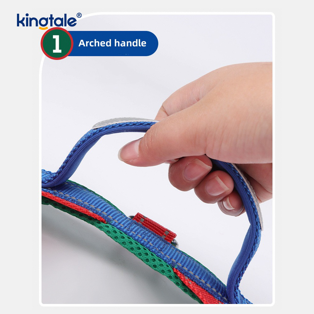 Custom Wholesale Adjustable Nylon Reflective Pet Dog Harness Least Set 