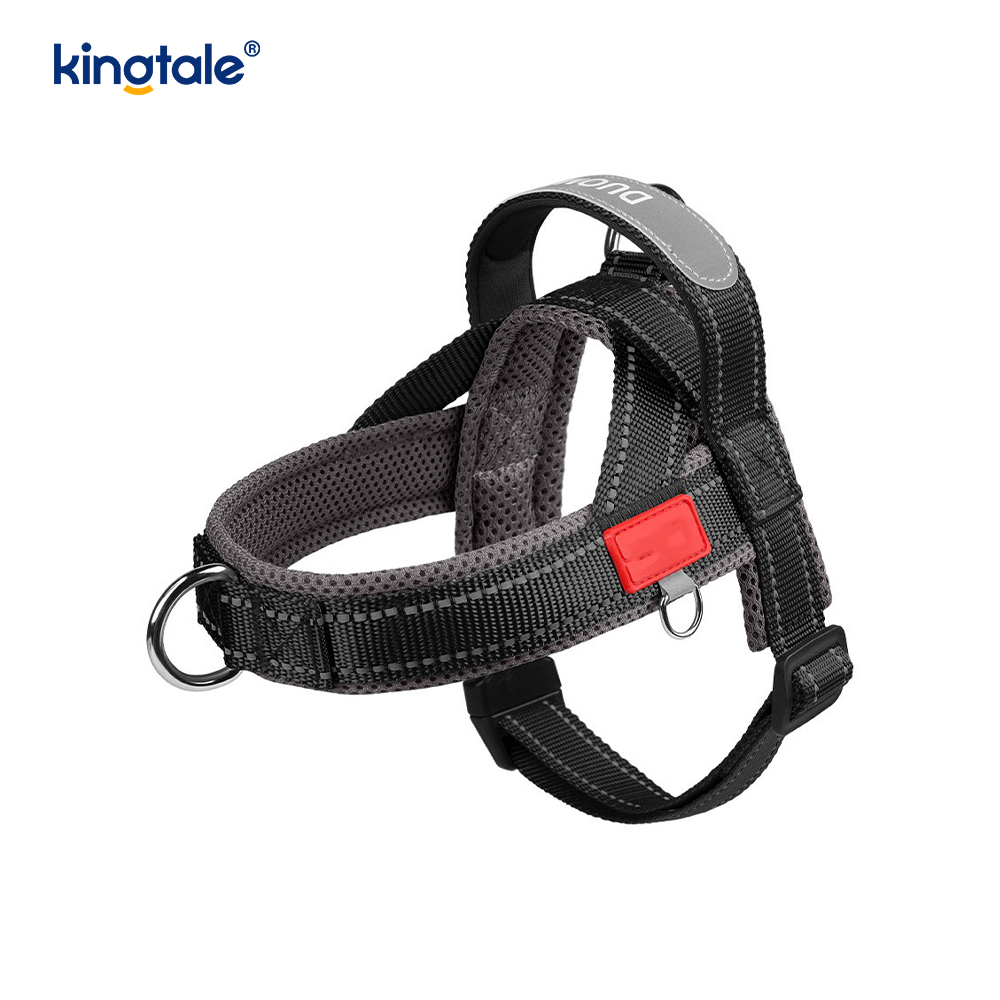 Custom Wholesale Adjustable Nylon Reflective Pet Dog Harness Least Set 
