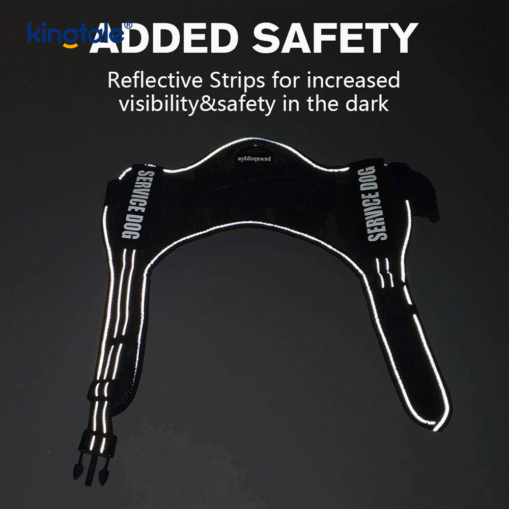 No Pull Reflective Designer Dog Harness Solid Nylon Rope Dog Leash 