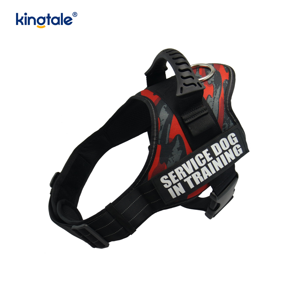 No Pull Reflective Designer Dog Harness Solid Nylon Rope Dog Leash 