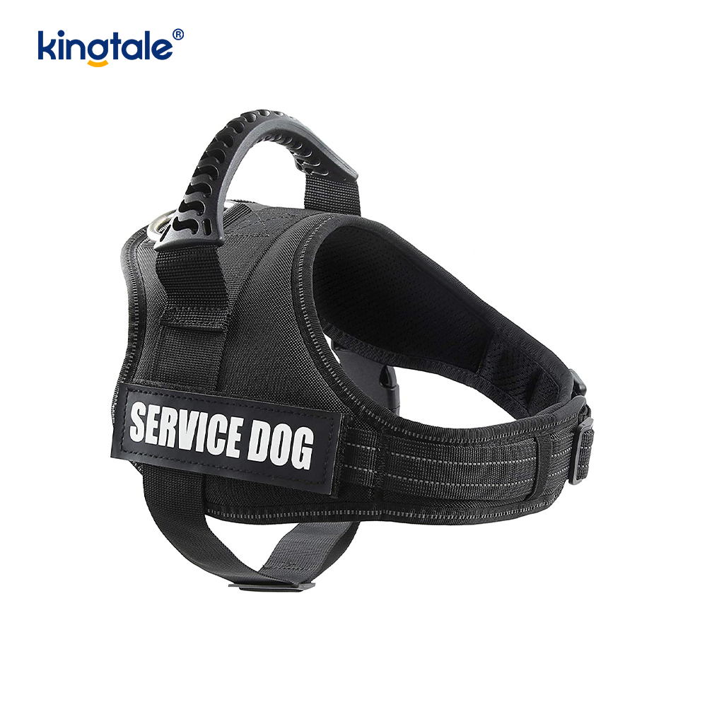 No Pull Reflective Designer Dog Harness Solid Nylon Rope Dog Leash 