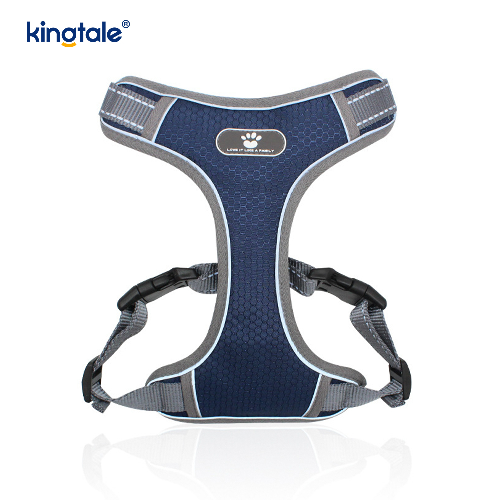 Adjustable Soft Padded No-Pull Pet Harness Reflective Dog Oxford Vest  