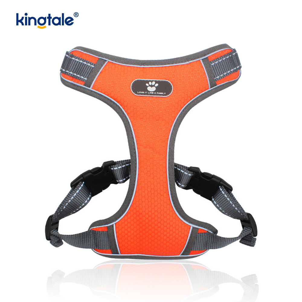 Adjustable Soft Padded No-Pull Pet Harness Reflective Dog Oxford Vest  