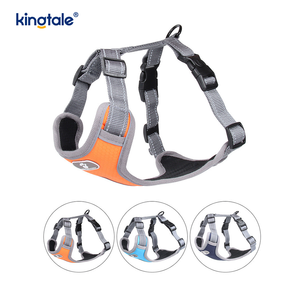 Adjustable Soft Padded No-Pull Pet Harness Reflective Dog Oxford Vest  