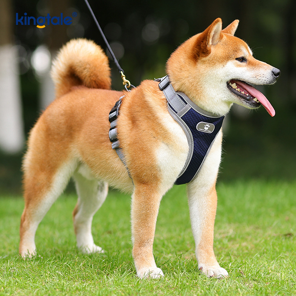 Adjustable Soft Padded No-Pull Pet Harness Reflective Dog Oxford Vest  