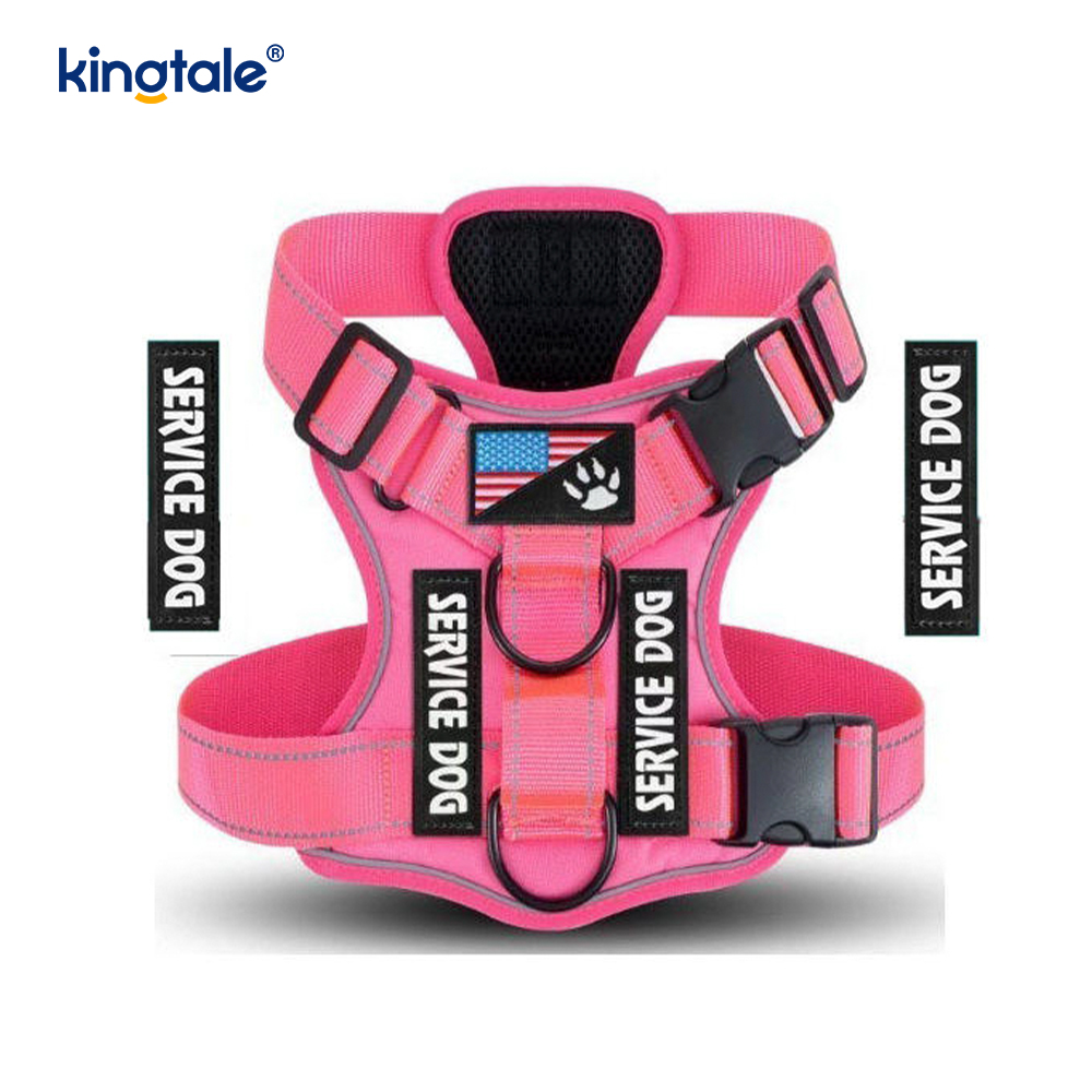 No-Pull Reflective Tactical Eavy Duty Tactical Dog Harness For Large Dogs