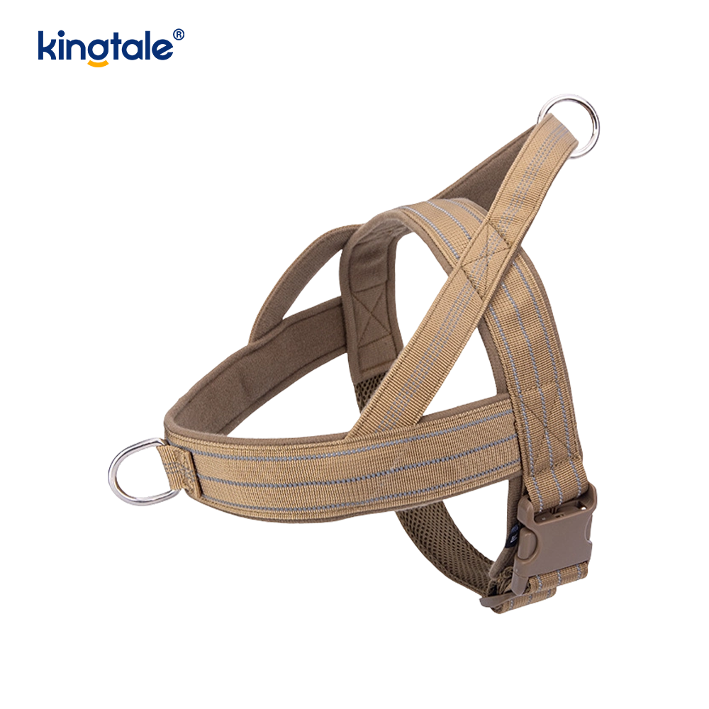 Large Tactical No Pull Breathable Adjustable Dog Harness For Training