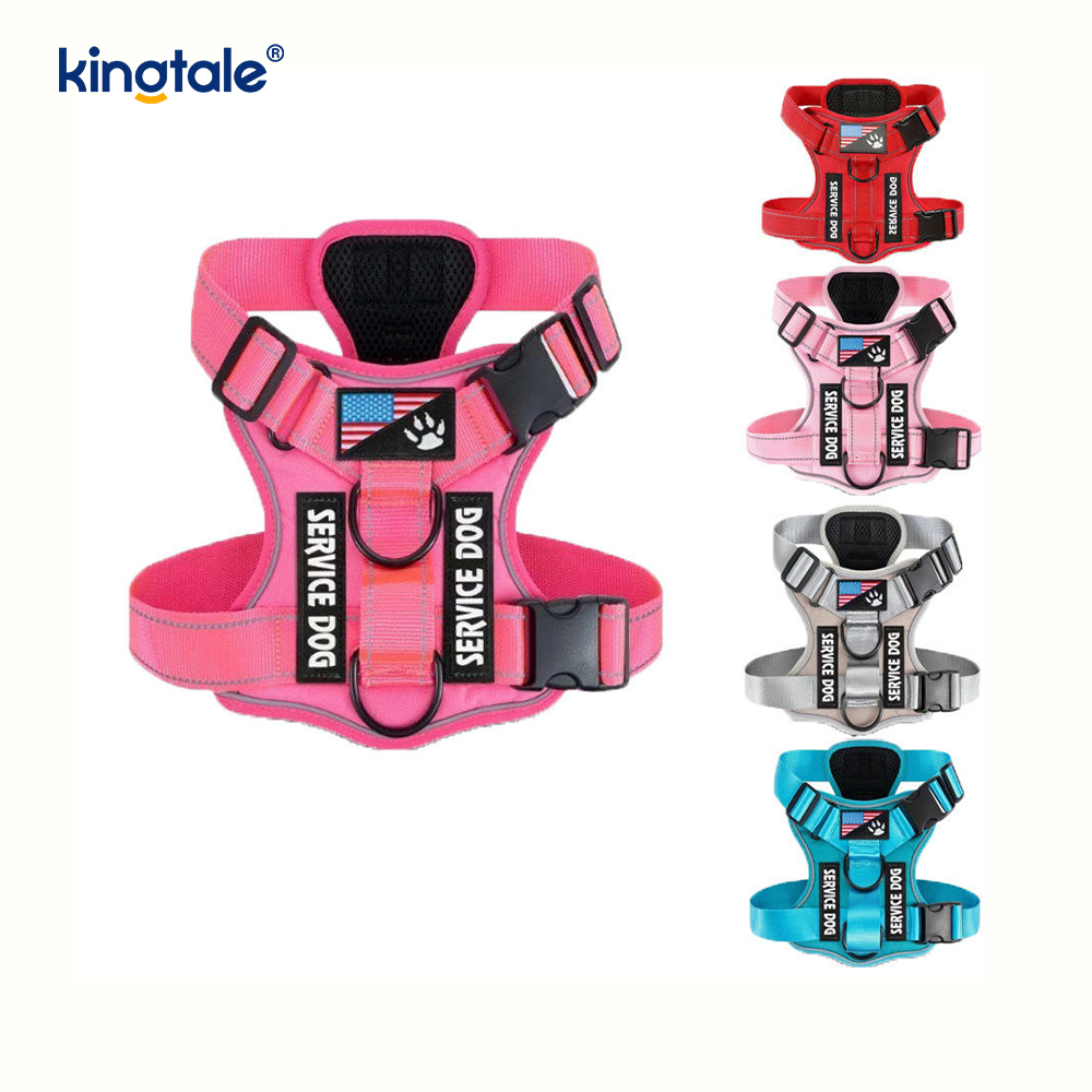 No-Pull Reflective Tactical Eavy Duty Tactical Dog Harness For Large Dogs