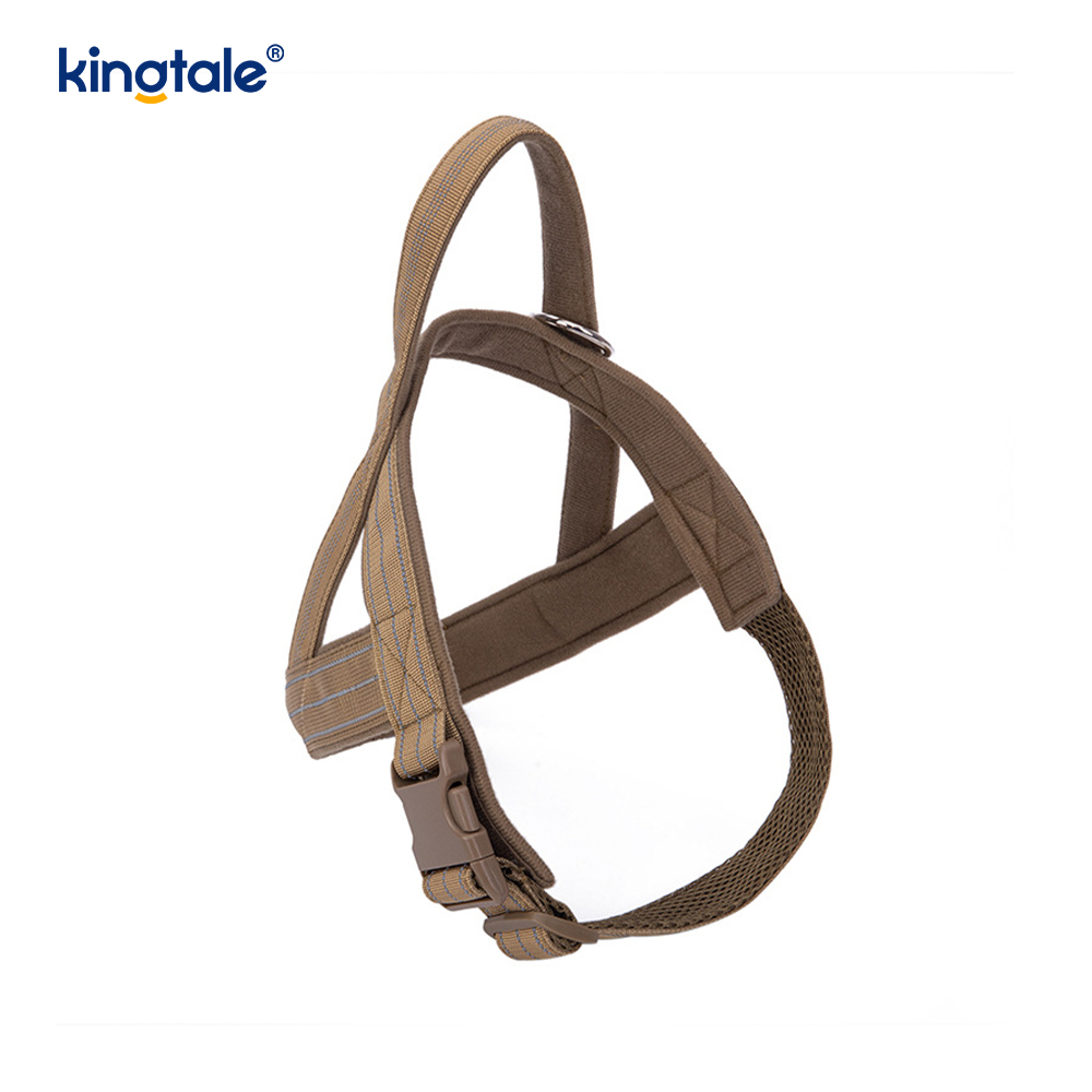 Large Tactical No Pull Breathable Adjustable Dog Harness For Training