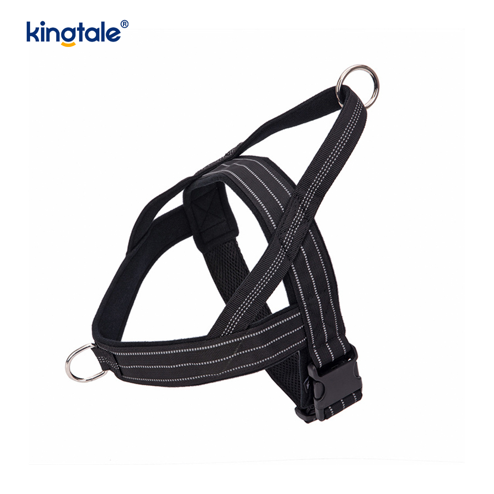 Large Tactical No Pull Breathable Adjustable Dog Harness For Training