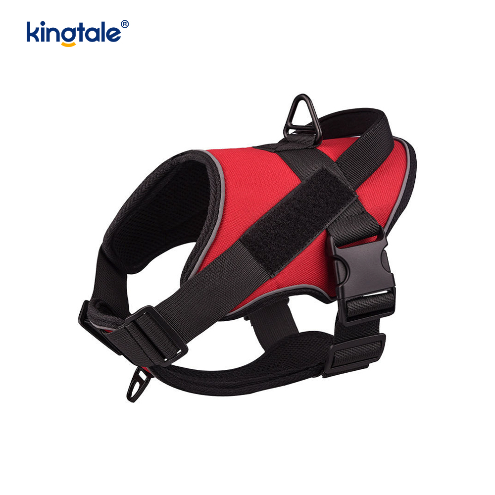 Heavy Duty Tactical No Pull Adjustable Reflective Pet Vest Dog Harness 