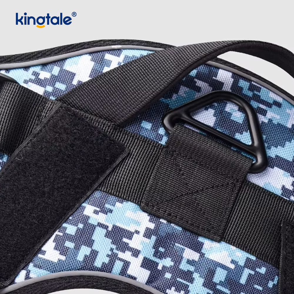 Heavy Duty Tactical No Pull Adjustable Reflective Pet Vest Dog Harness 