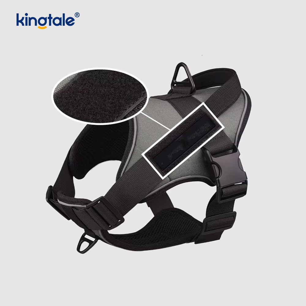 Heavy Duty Tactical No Pull Adjustable Reflective Pet Vest Dog Harness 