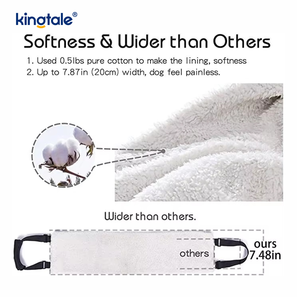 Customized Portable Dog Sling Solid Sustainable Dog Lift Harness For Pets