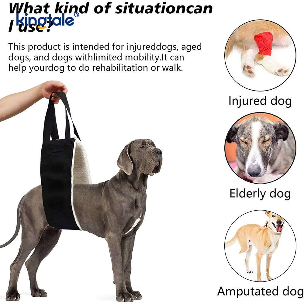 Customized Portable Dog Sling Solid Sustainable Dog Lift Harness For Pets