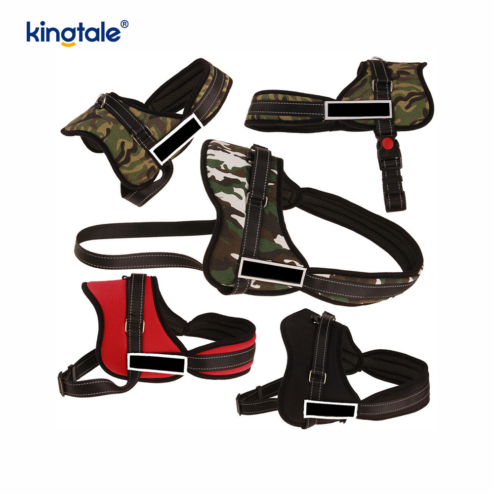 No Pull Buckle Service Dog Harness for Medium & Large Dogs