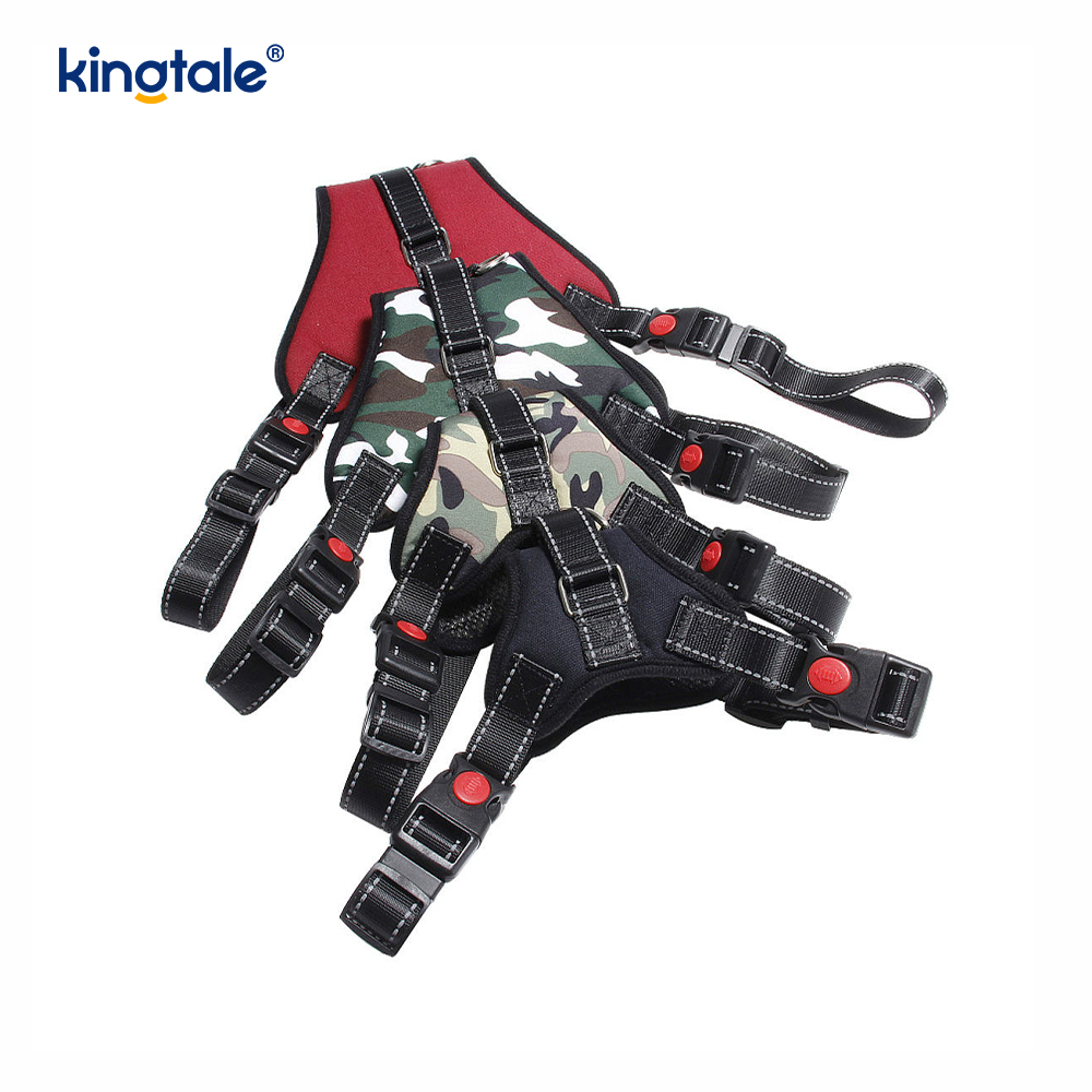No Pull Buckle Service Dog Harness for Medium & Large Dogs