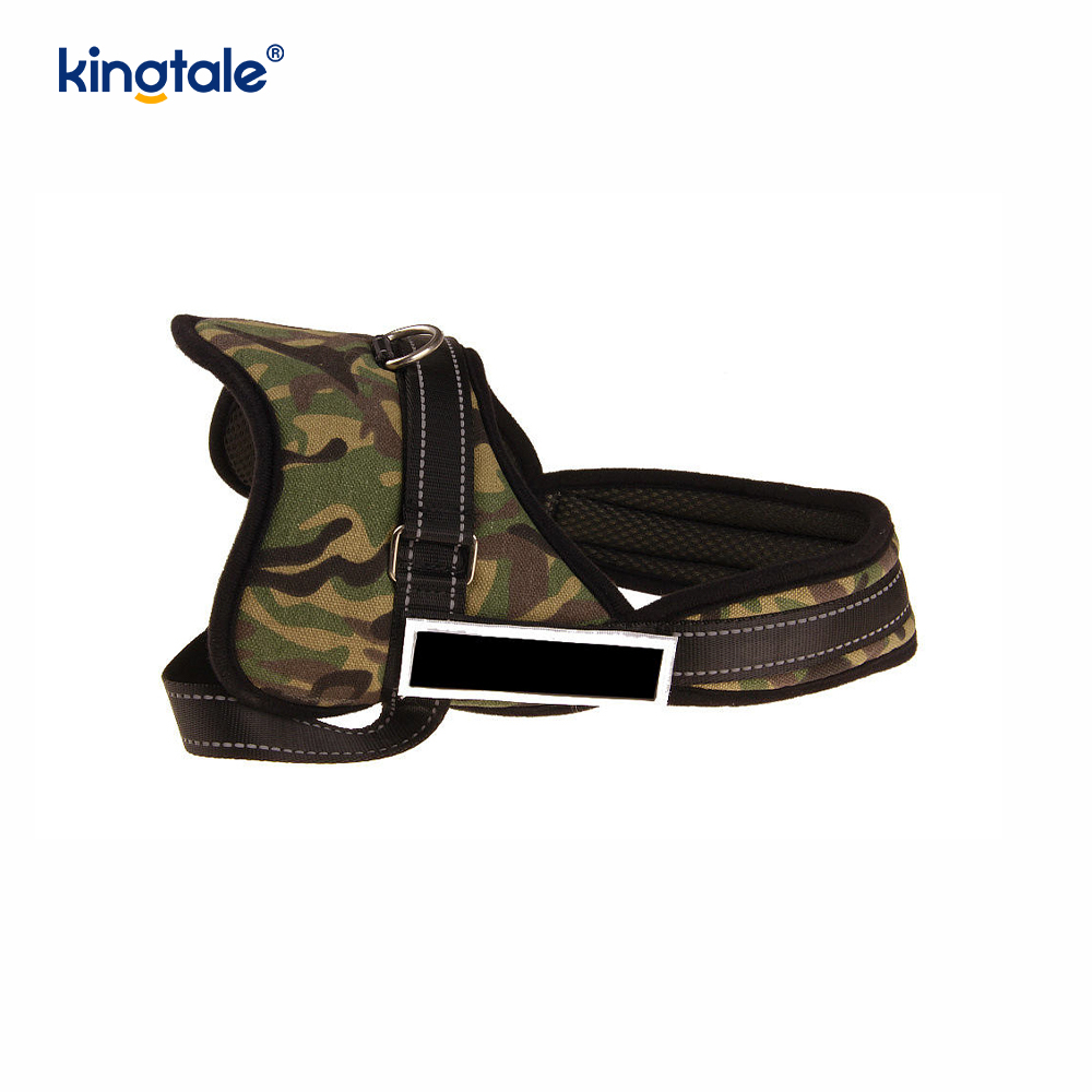 No Pull Buckle Service Dog Harness for Medium & Large Dogs