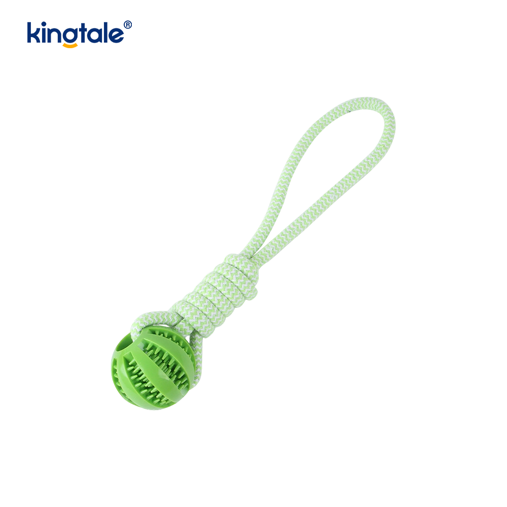 Hand-Pulled Hemp Rope Teeth-Cleaning Rubber Treat-Dispensing Ball Pet Toy Hand-Pulled Hemp Rope Teeth-Cleaning Rubber Treat-Dispensing Ball Pet Toy