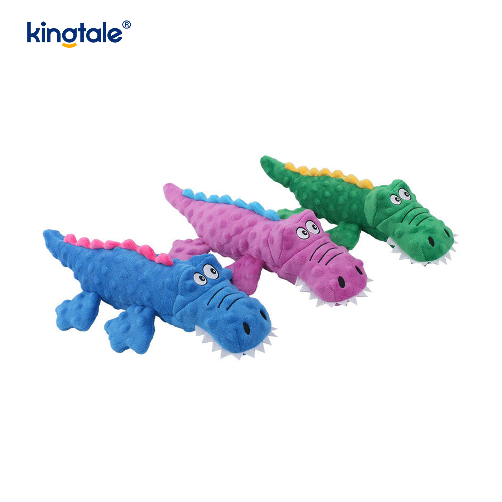 Crocodile Voice Plush Pet Chew Toy for Dog 