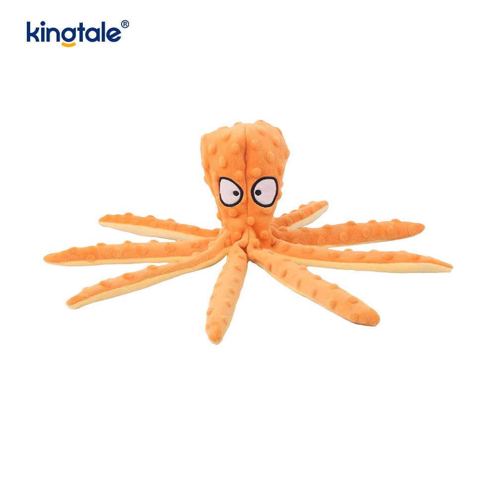 Interactive, Durable, Squeaky Octopus-Shell Plush Pet Toy Interactive, Durable, Squeaky Octopus-Shell Plush Pet Toy