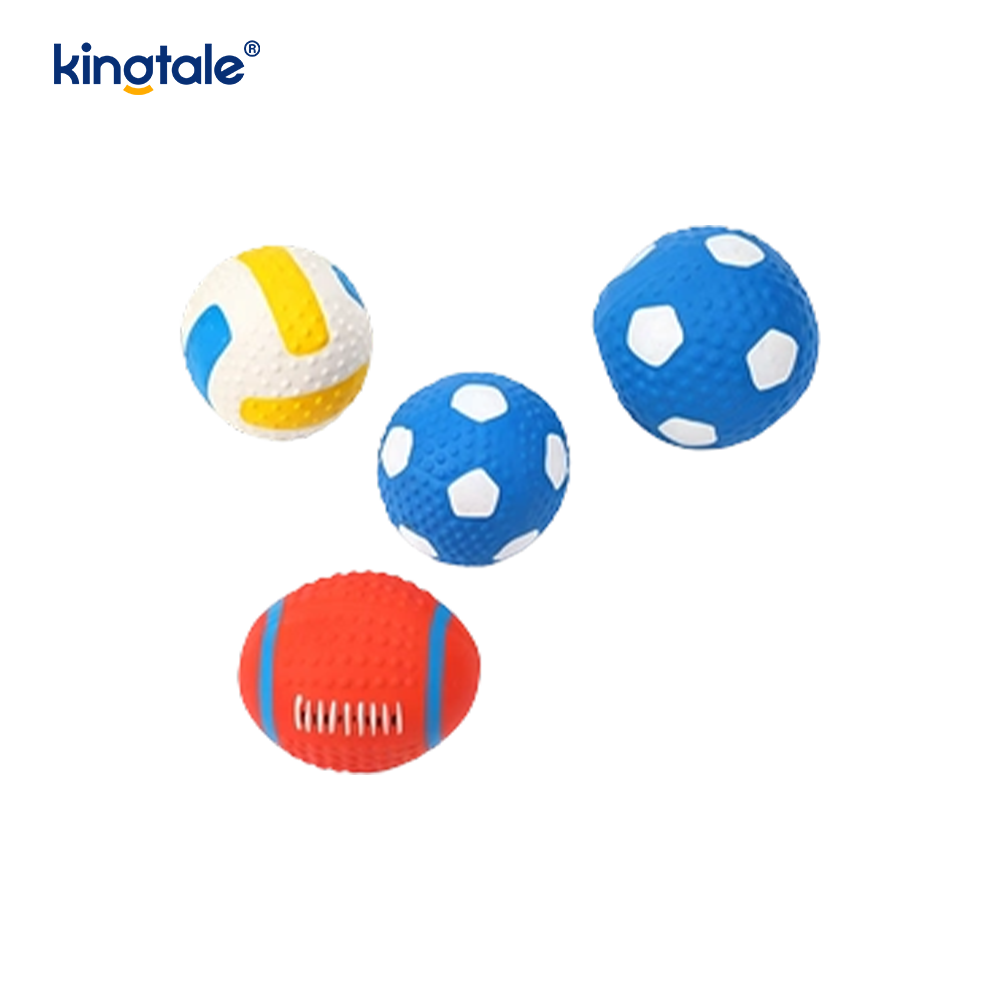Latex Squeaky Pet Toys (Football, Soccer, Volleyball) Latex Squeaky Pet Toys (Football, Soccer, Volleyball)