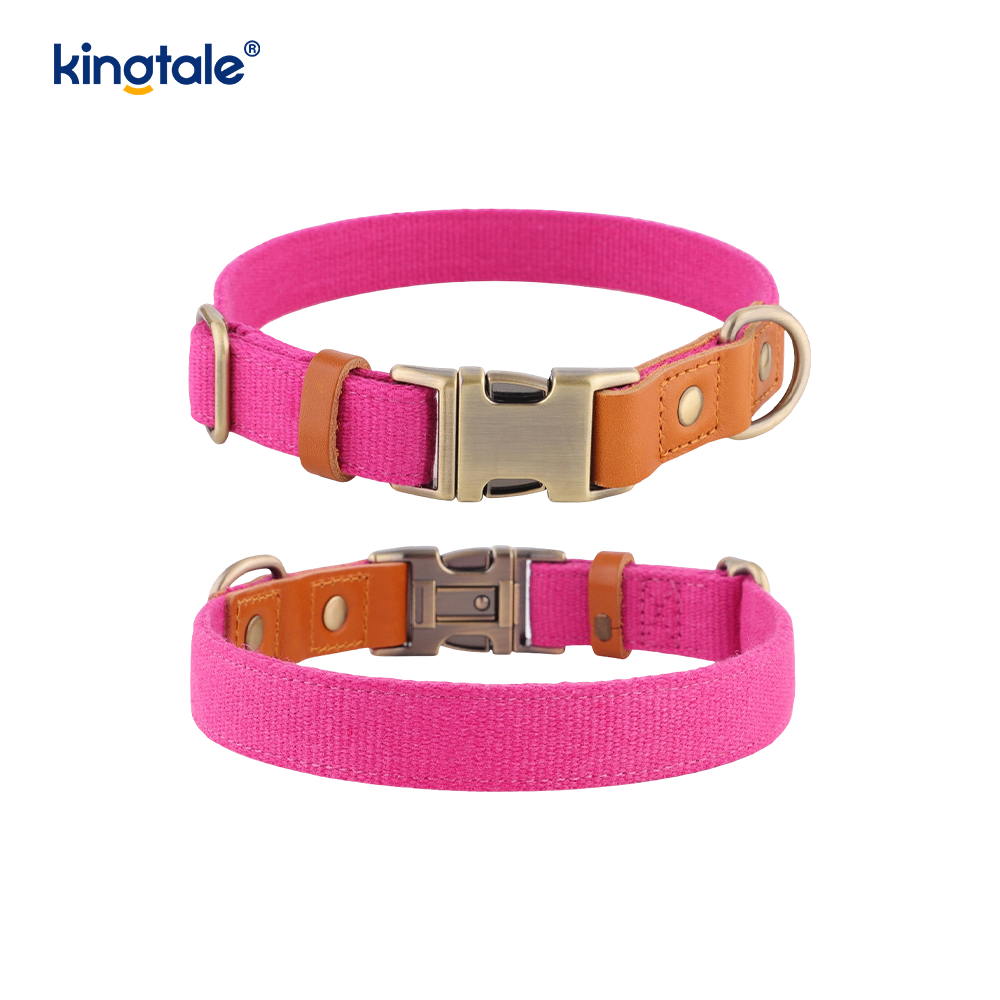 Non-Constricting Breathable Durable Natural Hemp Dog Collar 