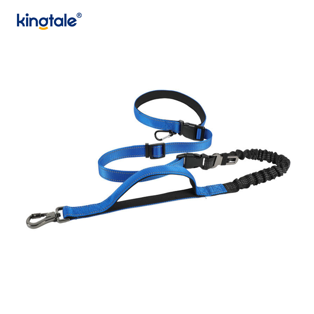 Reflective Crossbody Hands Free Dog Leash Pet Collars 