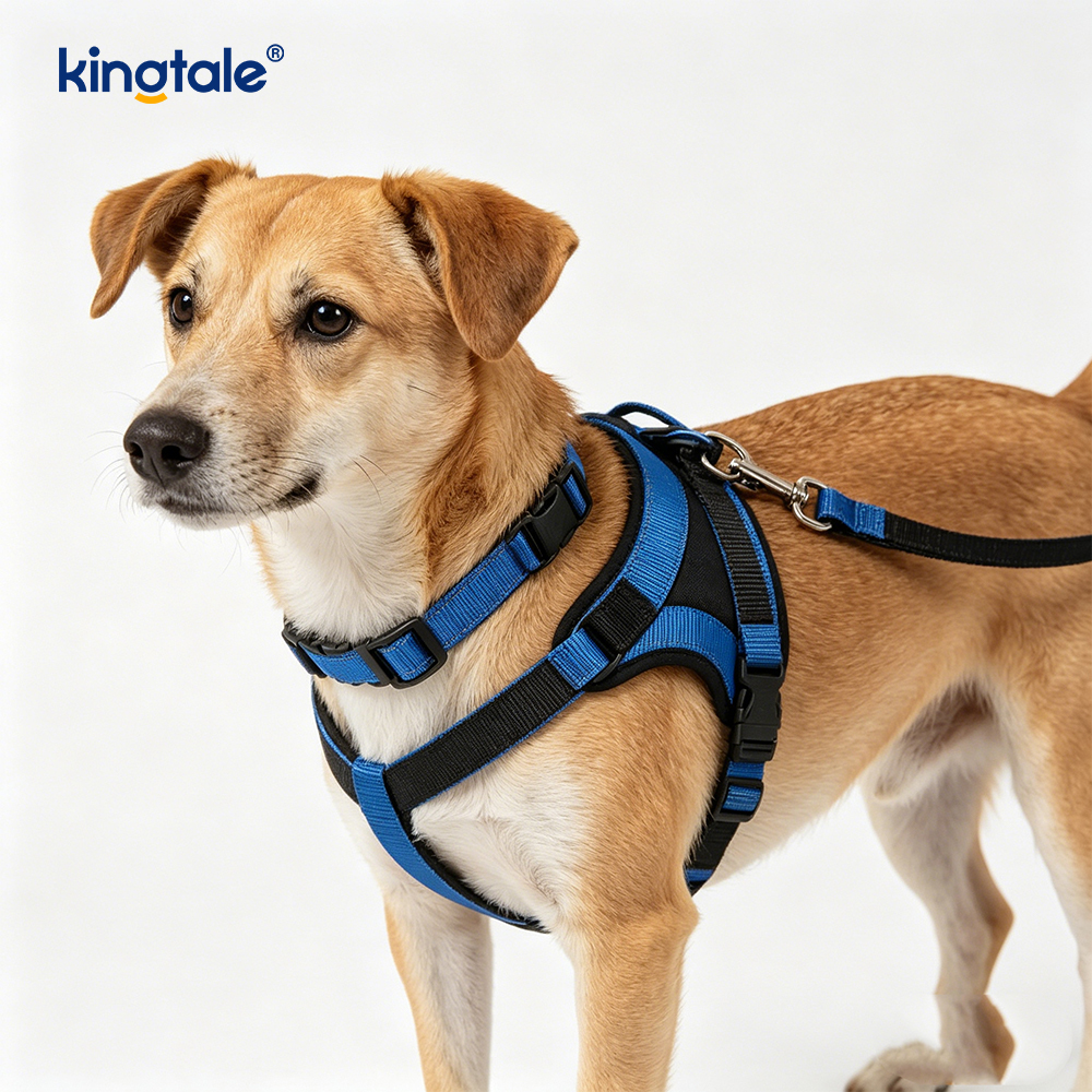 Reflective Crossbody Hands Free Dog Leash Pet Collars 