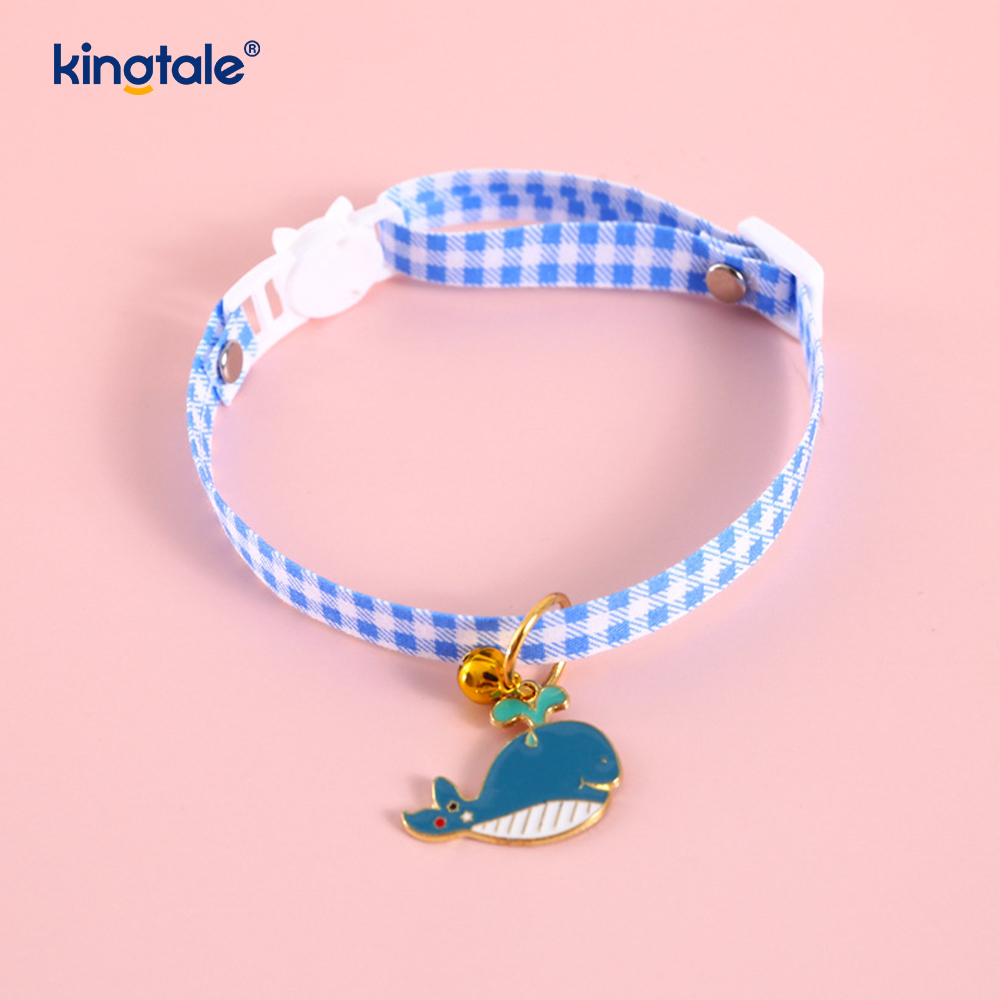 Candy-Colored Pet Collars with Avocado Pendants—Safety Necklaces