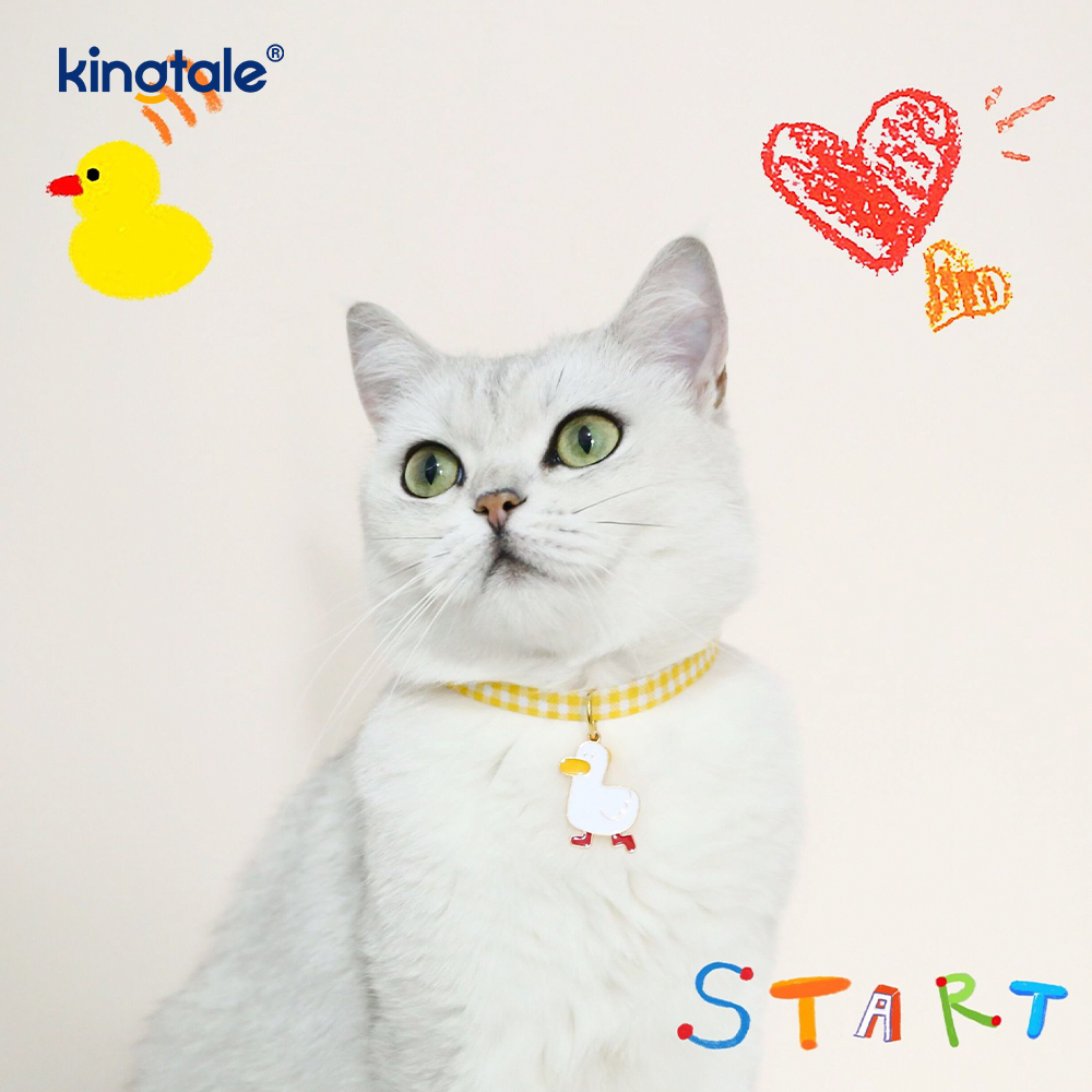 Candy-Colored Pet Collars with Avocado Pendants—Safety Necklaces