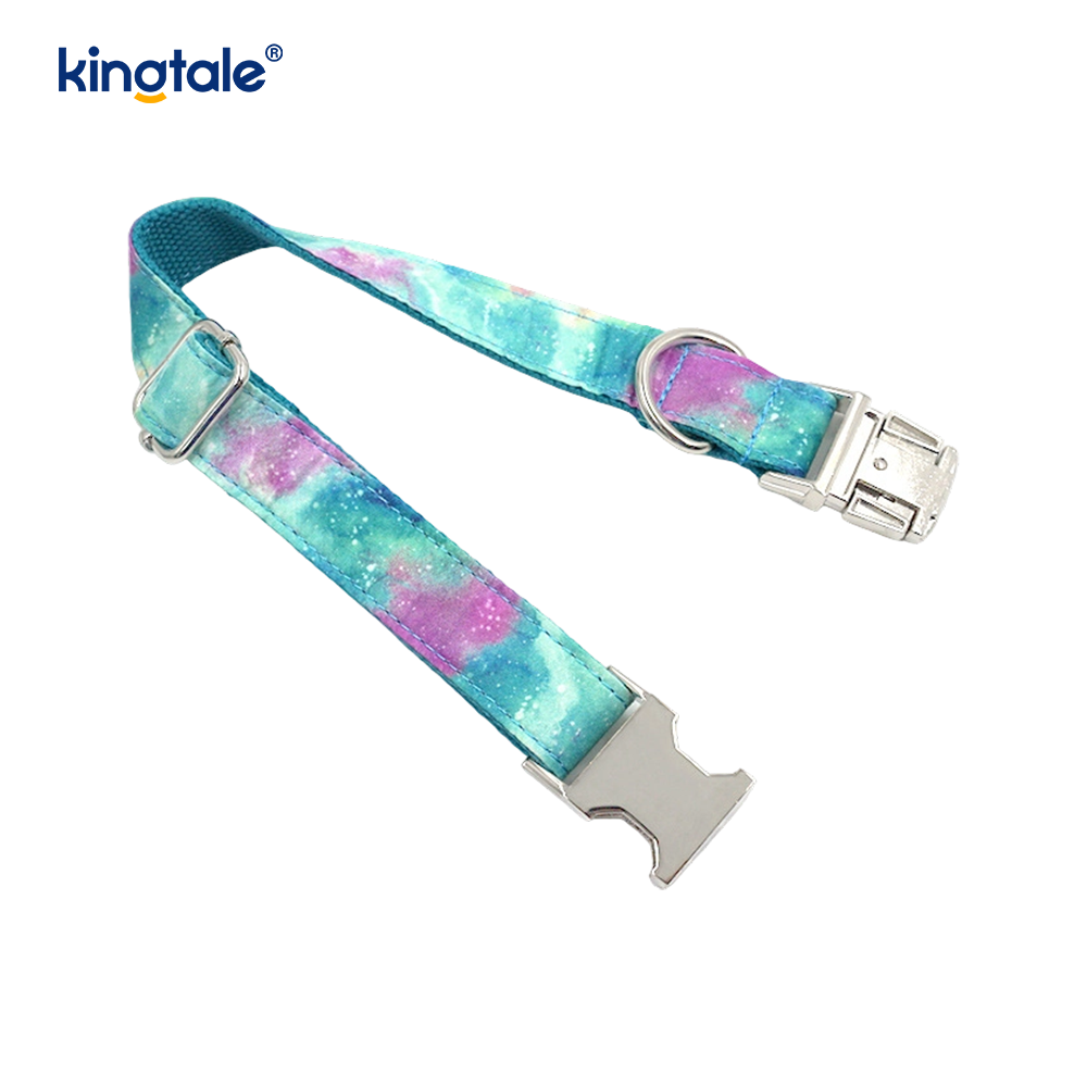 Dreamy Starry Sky Pet Collar Amazon-Style Dog Necklace Leash 