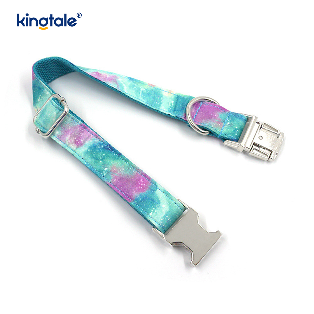 Dreamy Starry Sky Pet Collar Amazon-Style Dog Necklace Leash 