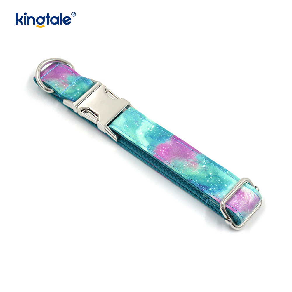 Dreamy Starry Sky Pet Collar Amazon-Style Dog Necklace Leash 