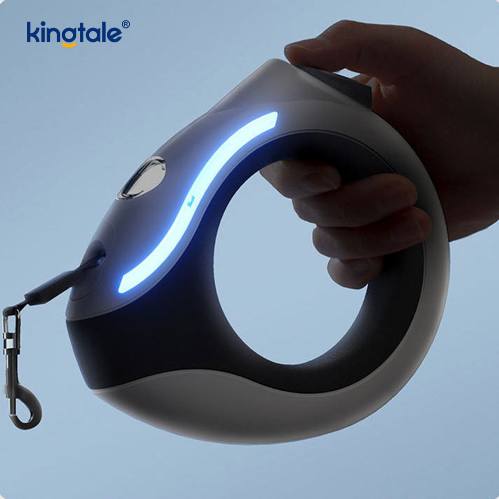 One Button Break & Lock Heavy Duty No Tangle Retractable Dog Leash Dog Walking Leash for Pets
